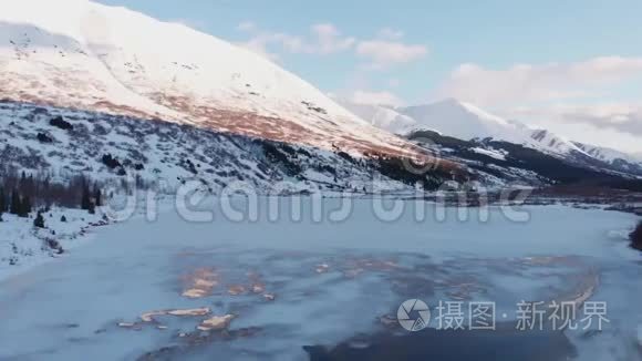 从阿拉斯加来的壮观景色视频