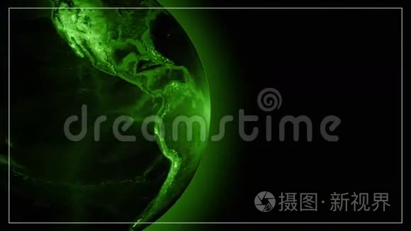 世界地球绿色技术电子视觉视频