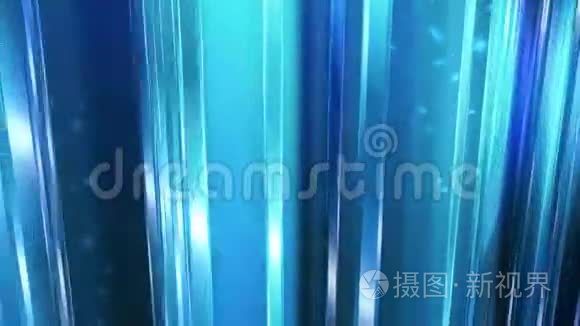 抽象蓝玻璃背景循环视频