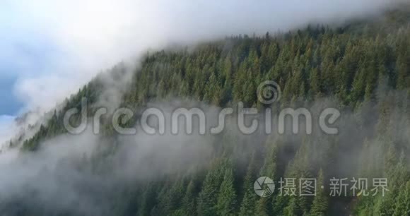 丘加奇山脉的荒野景色视频