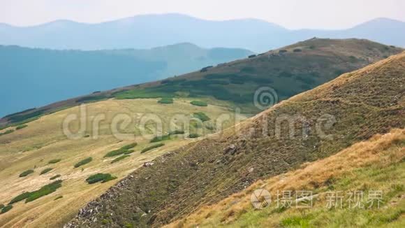 夏天喀尔巴阡山风景如画。