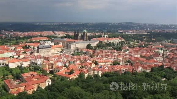 布拉格城堡圣维特斯大教堂视频