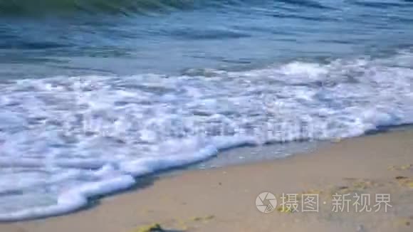 水波海景乡村风光视频