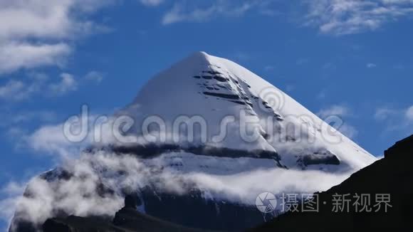 凯拉什山喜马拉雅山脉视频