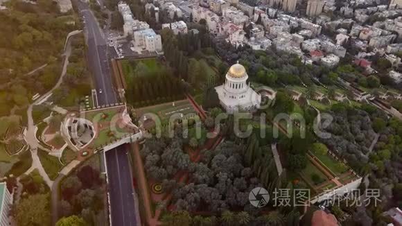 夏季以色列公园的天桥视频