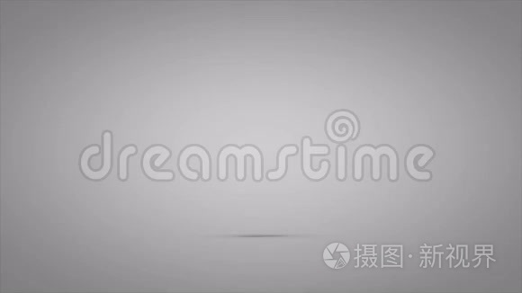 3D动画的生日快乐聚会庆祝与彩色气球和可爱的卡通文字介绍标题背景。