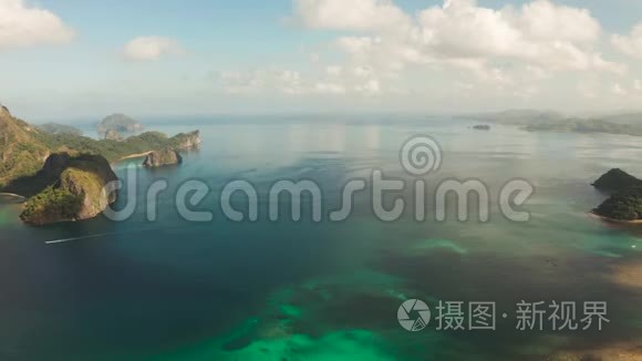 菲律宾巴拉望，El Nido热带岛屿海景