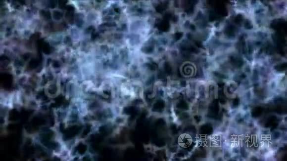 抽象水液波纹烟雾，宇宙星系星云，云粒子。