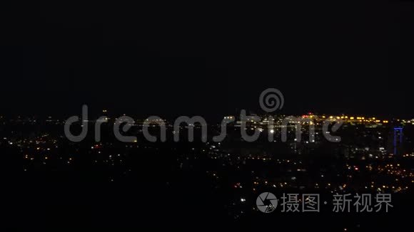 从库特山俯瞰布里斯班城视频