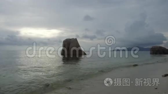 印度洋的非洲岛屿海滩视频