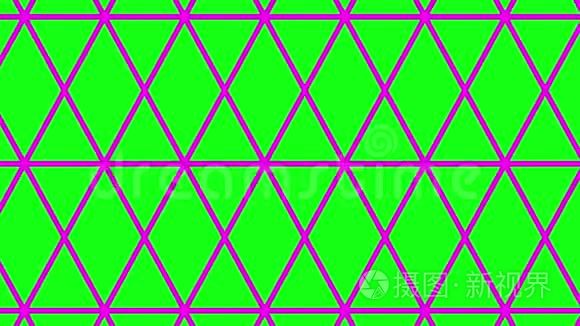 彩色几何图形抽象运动背景视频