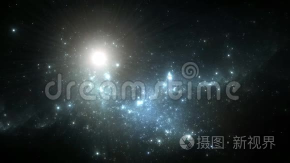 动态空间星云的延时视频视频