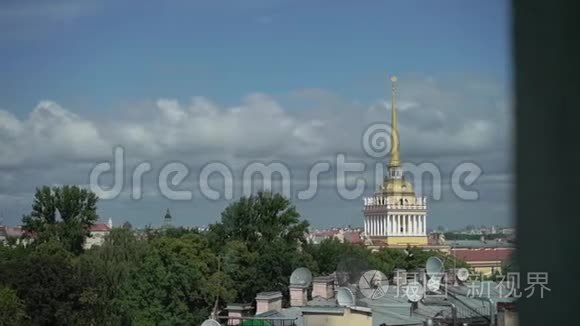 圣彼得堡的海军部视频
