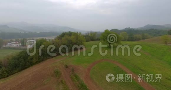 乡村航空景观视频