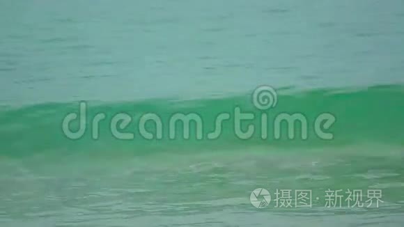 沙滩海浪视频