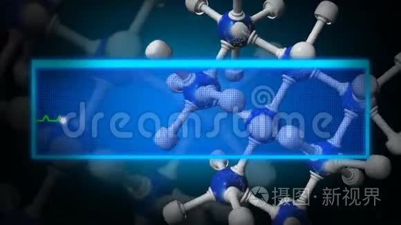 三维分子动画视频
