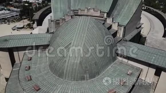 智利佛特寺的鸟瞰图