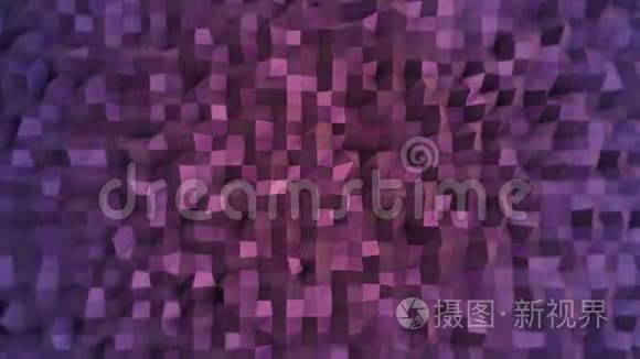 紫色闪光马赛克壁纸视频