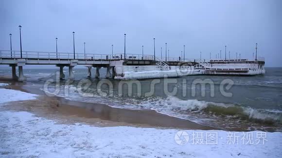 加丹斯克波罗的海冷冻码头视频