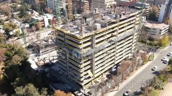 圣地亚哥的城市景观建筑视频