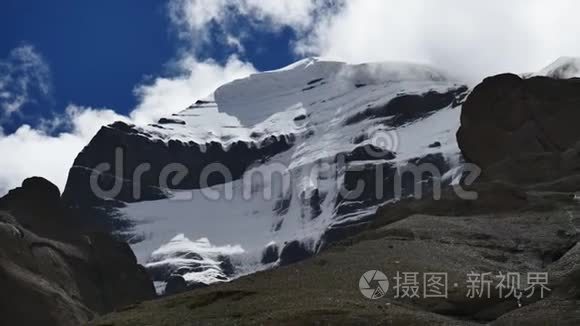 凯拉什山喜马拉雅山脉视频