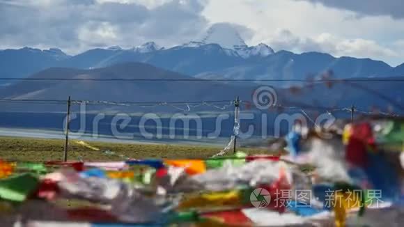 凯拉什山喜马拉雅山脉视频