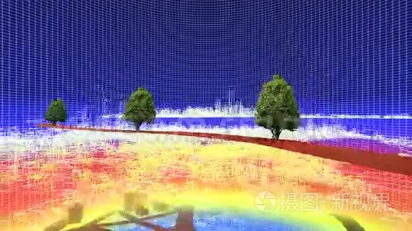数字世界中的现代城市视频
