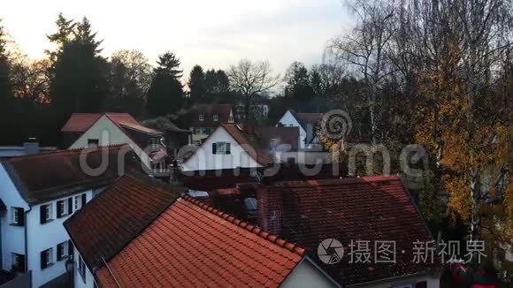 历史结构德国旧房子视频