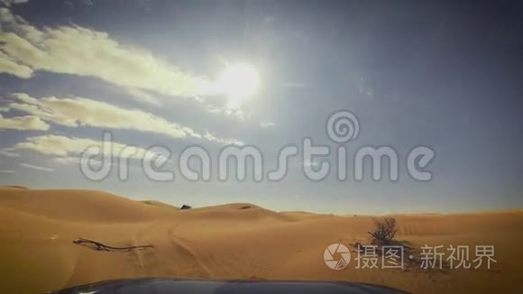 萨哈拉沙漠司机警车视频