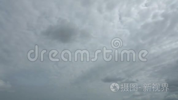 高清时间流逝多云天空视频