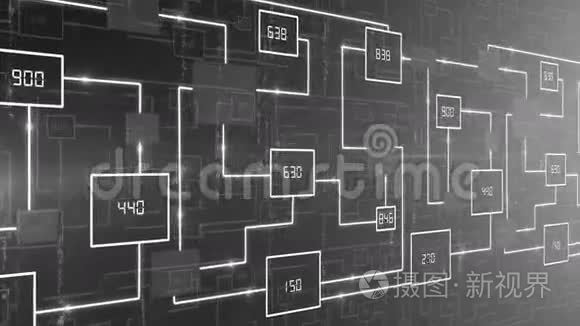 抽象技术电子电路背景回路视频