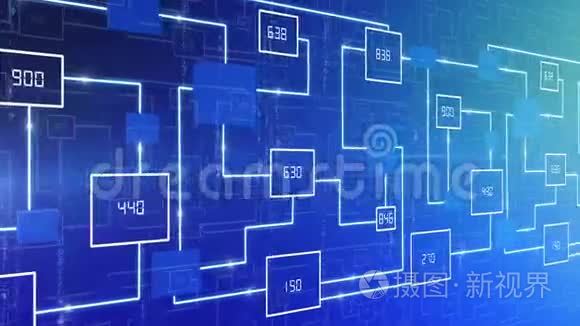 抽象技术电子电路背景回路视频
