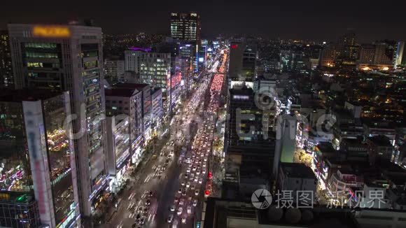 首尔市江南市中心视频