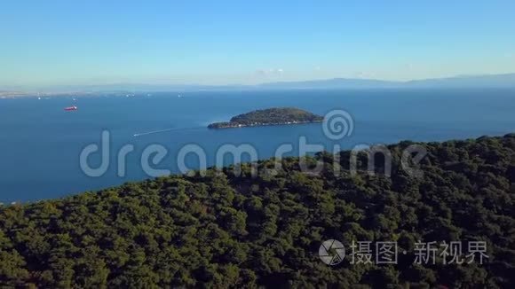 土耳其伊斯坦布尔王子岛景观视频