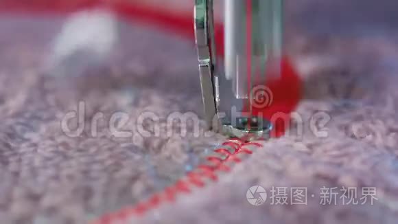纺织工业中的纺织刺绣机视频