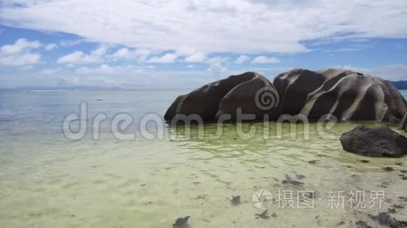 塞舌尔群岛印度洋岛屿海滩视频