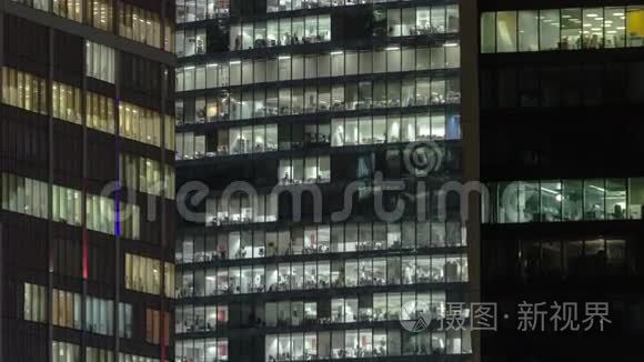 摩天大楼国际商务的窗口