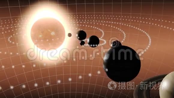 太阳系的动画视频