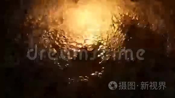 喷泉处的水质地视频