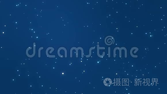 带有星星背景的动画夜空