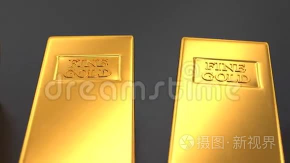 金条背景视频素材