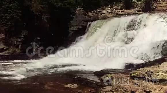 普罗沃河瀑布荒野级联视频