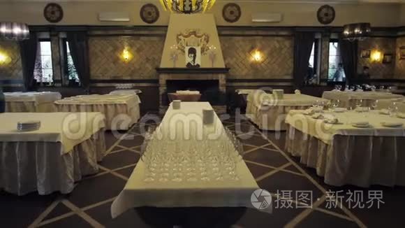 活动聚会或婚宴桌位视频