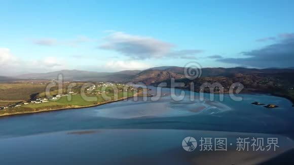 爱尔兰唐加尔县莱特马卡瓦德和波尔图之间的天堂海岸。