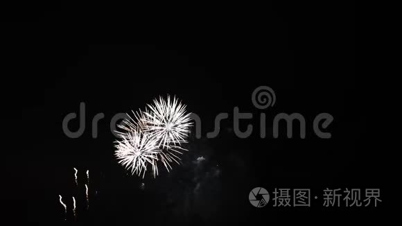 喜庆的春节节日烟花视频