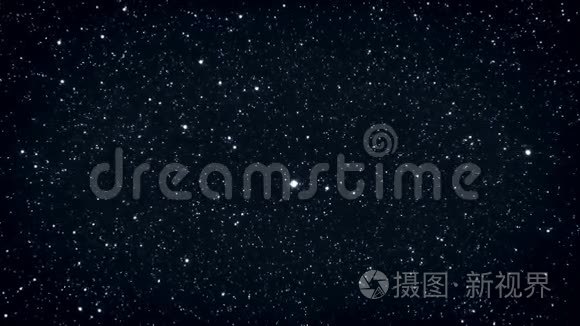 闪烁的星星的无缝循环