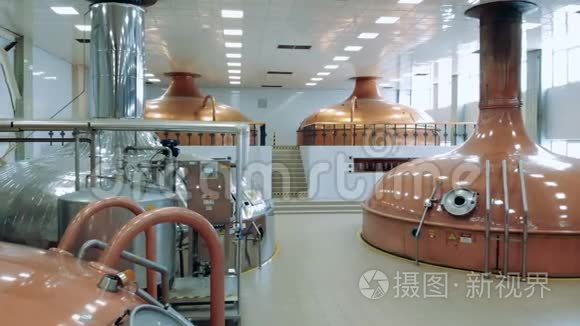 蒸馏装置中的发酵水壶视频