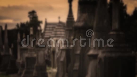 爱尔兰都柏林格拉斯内文公墓。视频的预览图